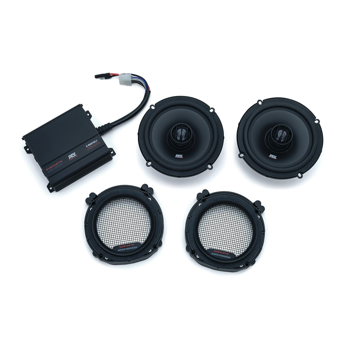 Kuryakyn Road Thunder® Fairing Speaker Kit by MTX® para '98-'13 Electra Glides, Street Glides & Trikes - CHG.MX For Riders