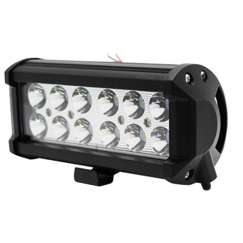 FARO DELANTERO AUXILIAR TIPO BARRA 12 LEDS ALUMINIO PROMOTO