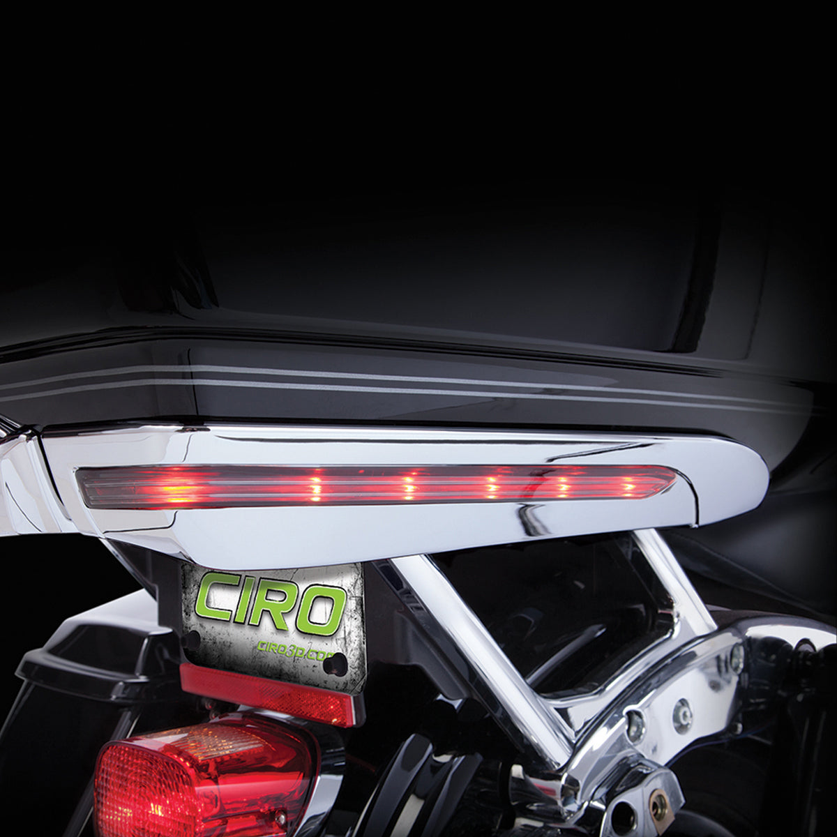 Ciro Cover con Luz LED para Tour Pak de Harley Davidson Touring