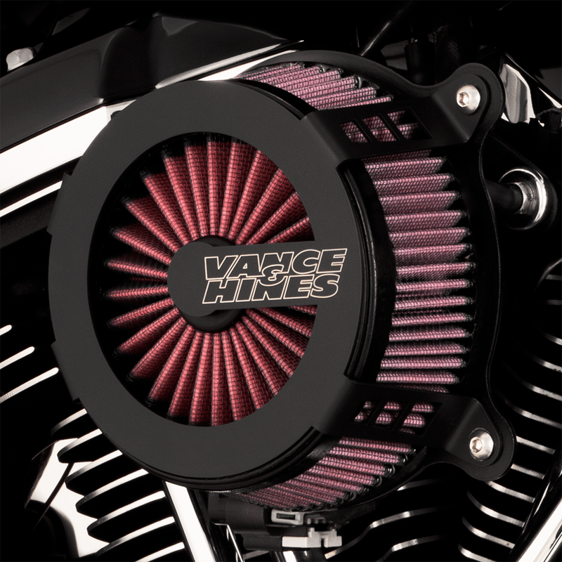 Filtro de Aire Vance & Hines VO2 Cage Fighter Negro para Harley Davidson '91-'22 Sportster