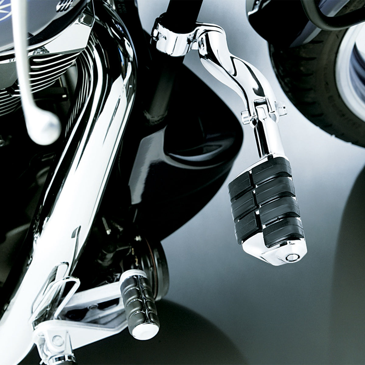 Kuryakyn Posapie X-Tension Cruise Peg + Dually ISO®-Pegs para Harley Davidson (Multi Fit)