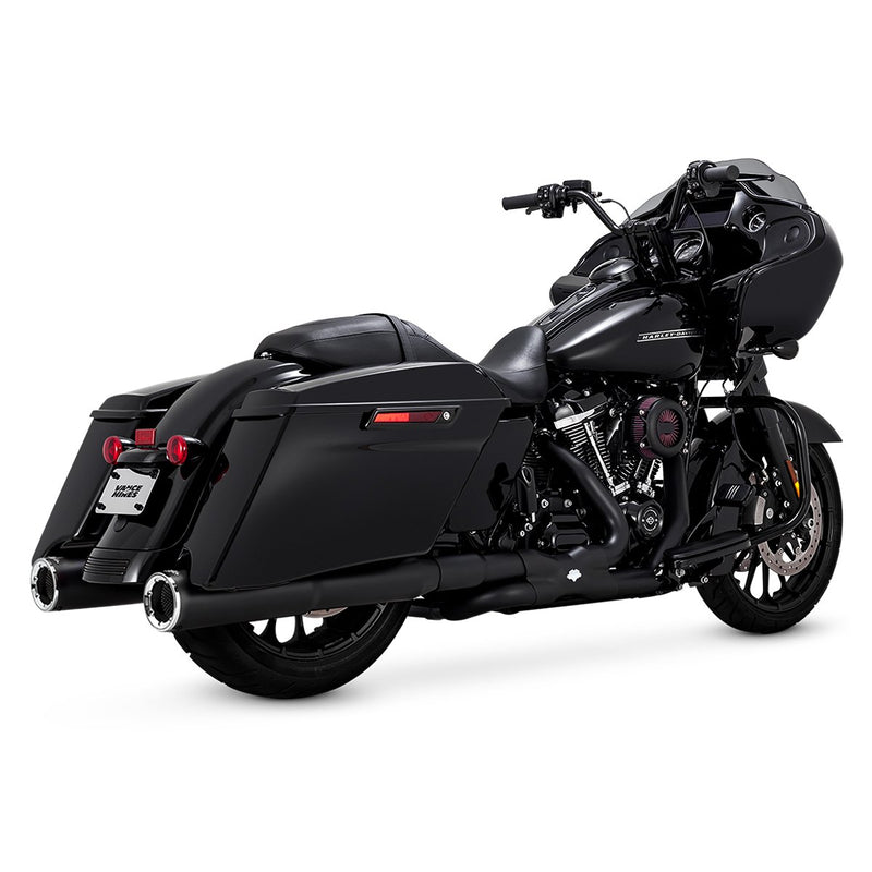 Escape Vance & Hines Hi Output Slip Ons Negro para Motocicletas Harley Davidson '17-'24 Touring (Colas)