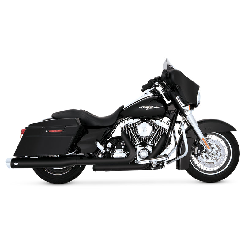 Escape Vance & Hines Monster Ovals Negro / Cromo para Harley Davidson '95-'16 Touring (Colas)