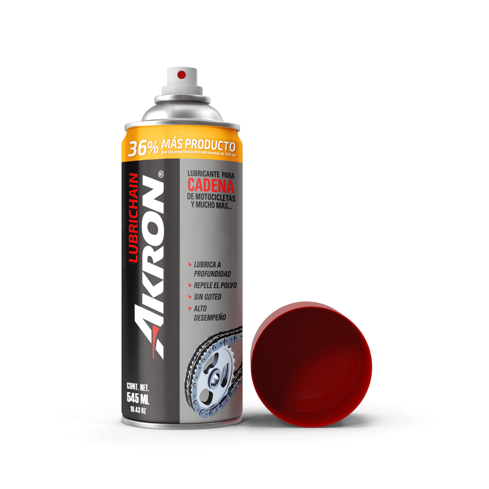 AKRON Aerosol Lubricante para Cadena 545 mL
