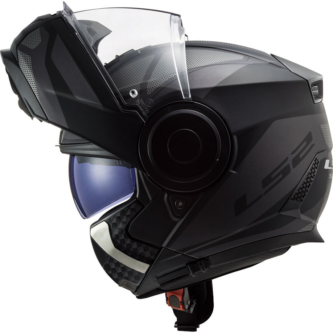 Casco Abatible LS2 Scope Axis Negro Titanium FF902