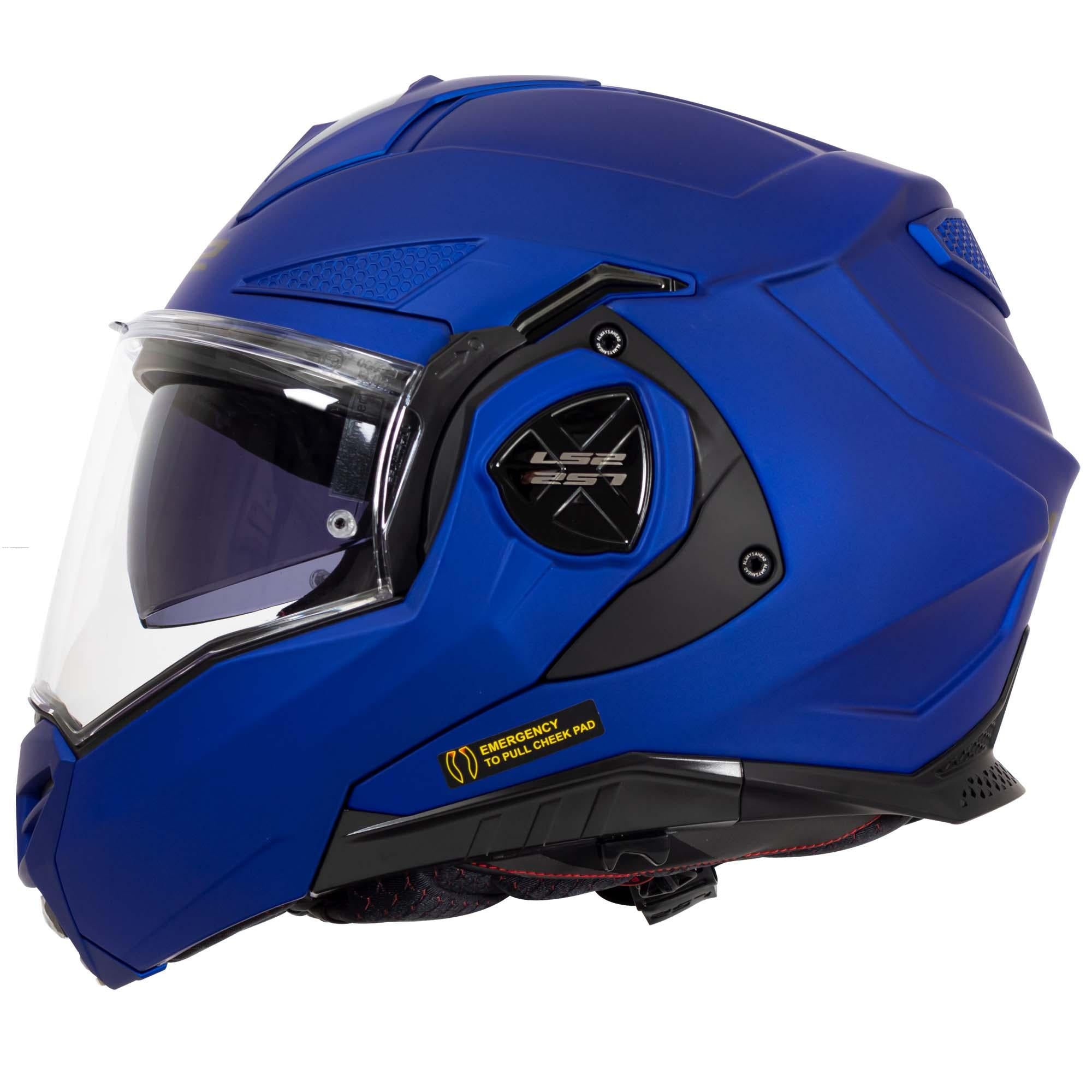 Casco Abatible LS2 Advant X Solid Azul Mate FF901