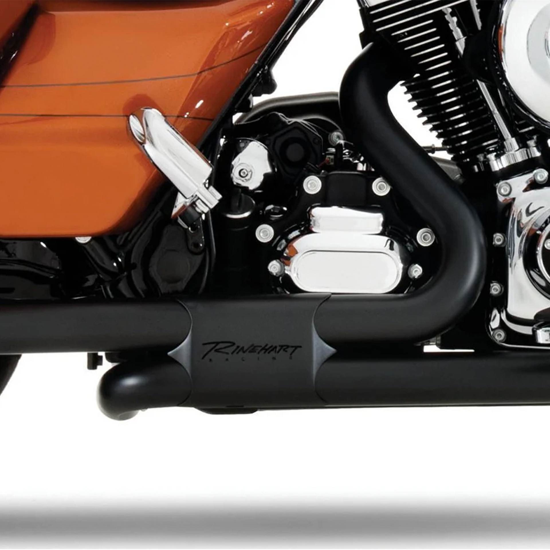 Escape Rinehart Racing Slimline Black para Harley Davidson '17-'24 Touring (Headers)