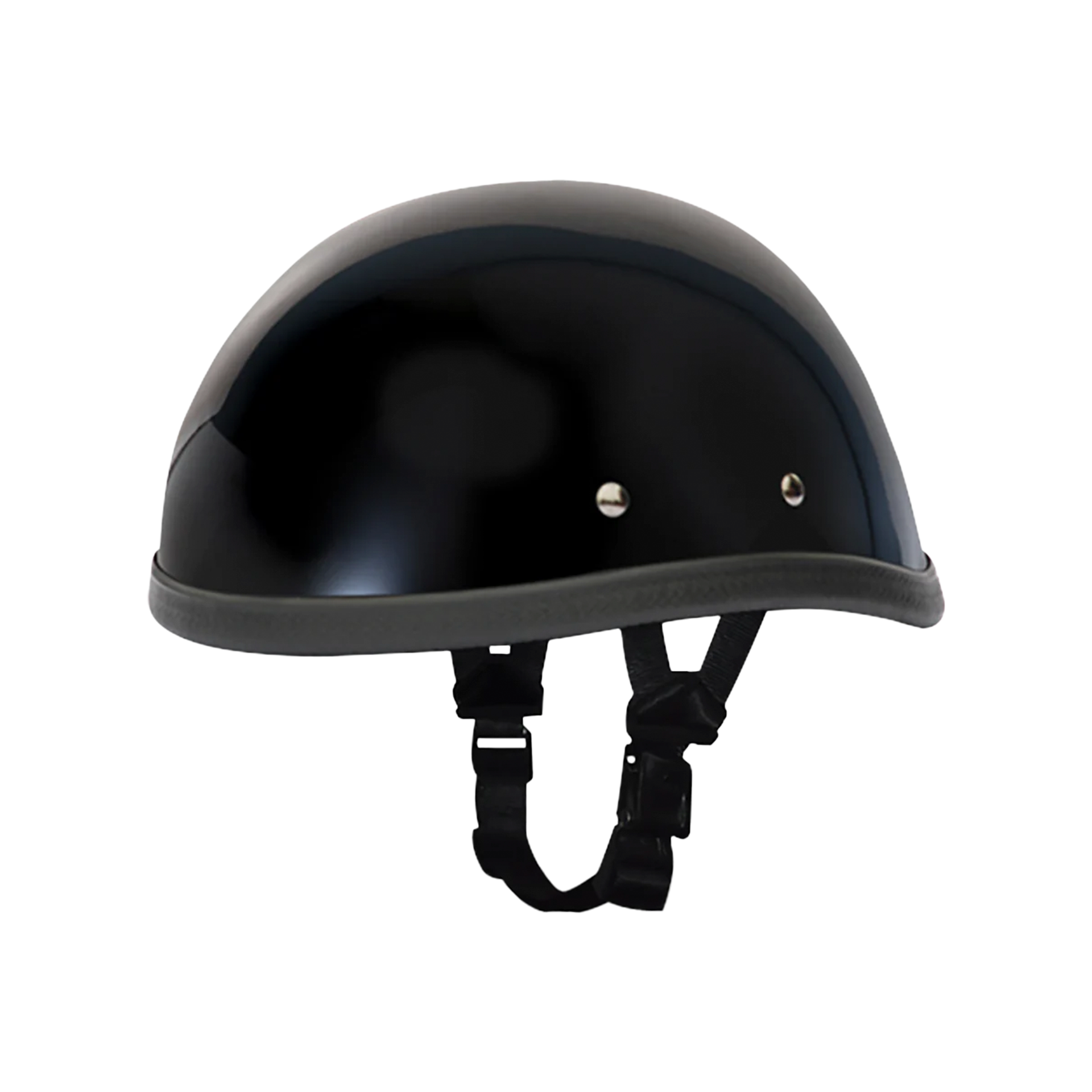 Casco Abierto Daytona Helmets Novelty Eagle - Negro Brillante