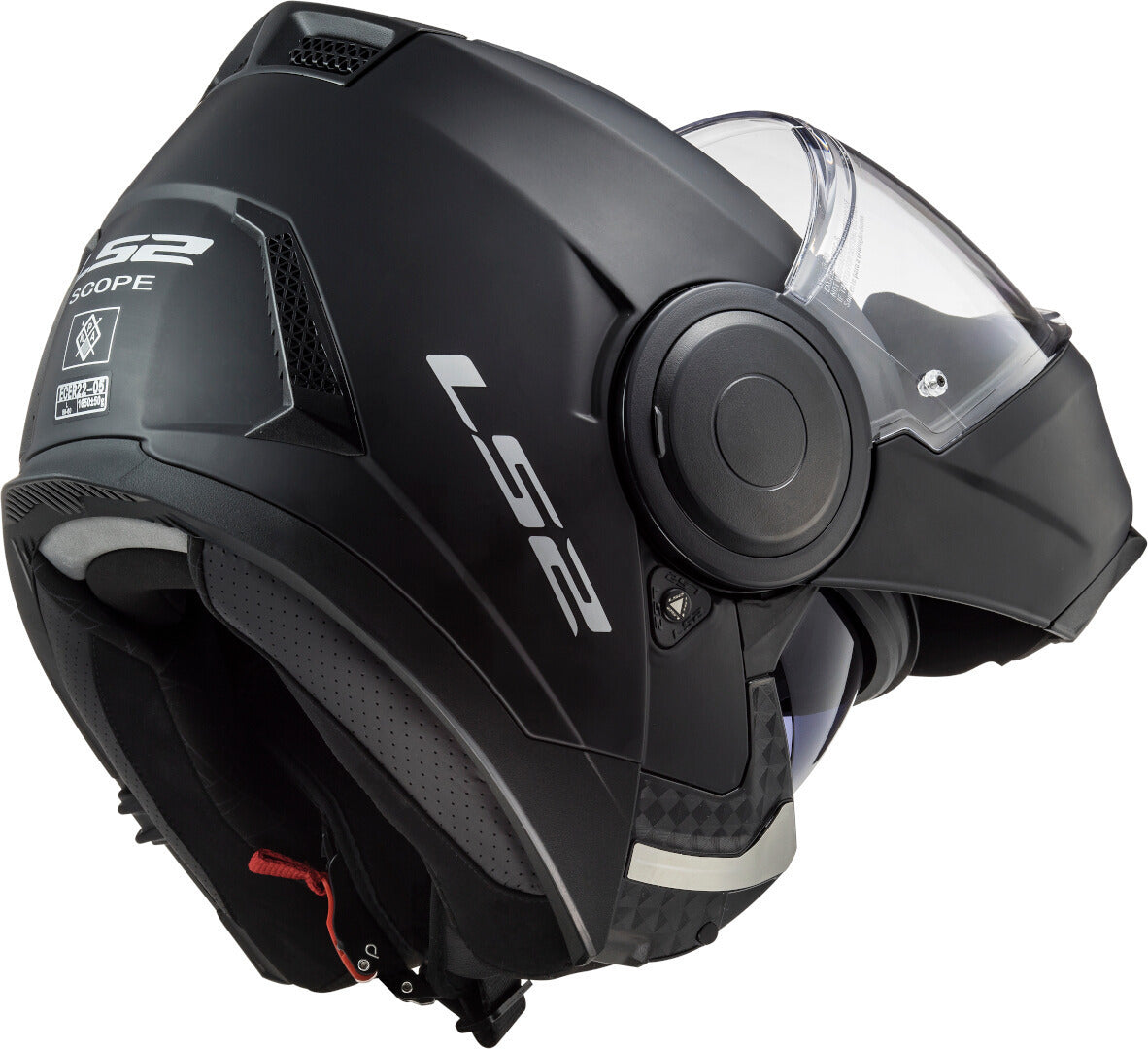 Casco Abatible LS2 Scope Solid Negro Mate FF902