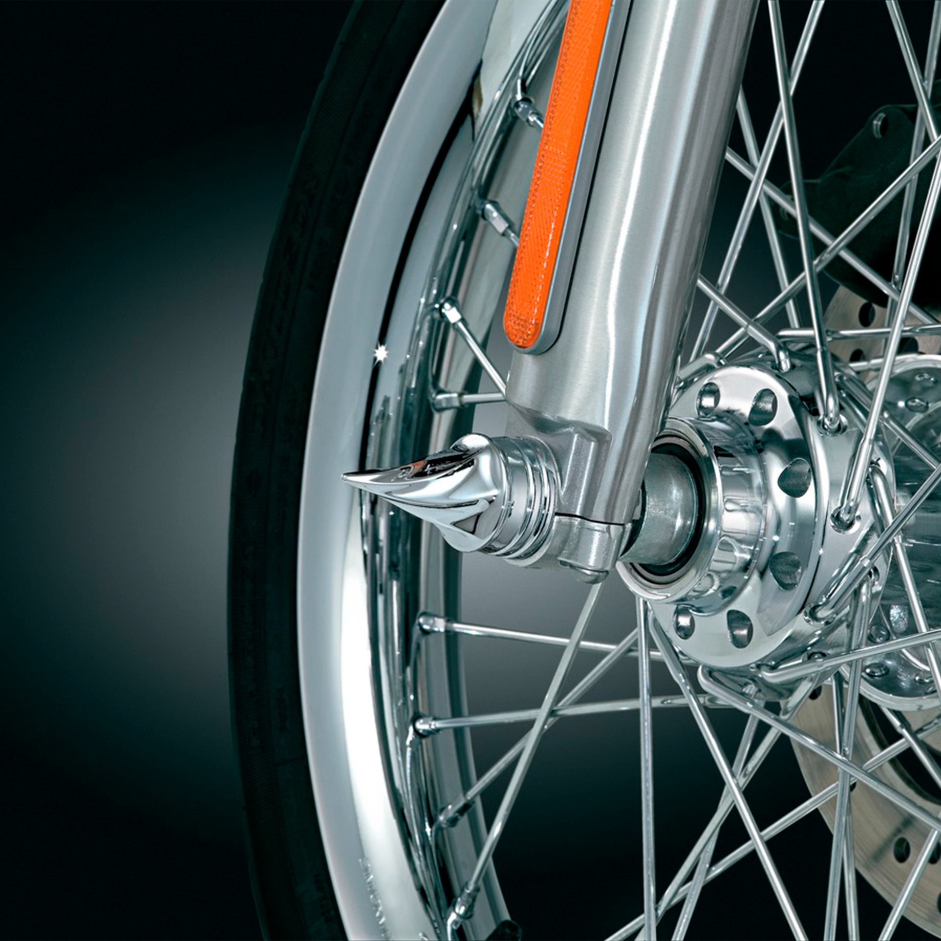 Tapas de Eje Twisted Kuryakyn para Harley Davidson