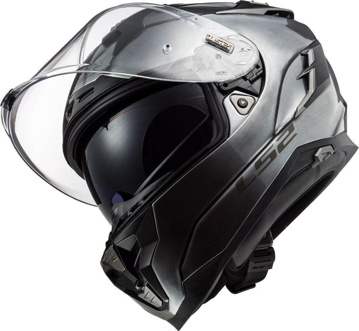 Casco Cerrado LS2 Challenger Jeans Titanium FF327