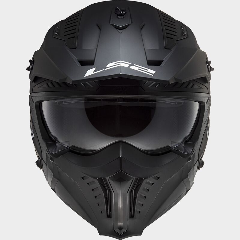 Casco Cross City LS2 Drifter Solid Negro Mate OF606