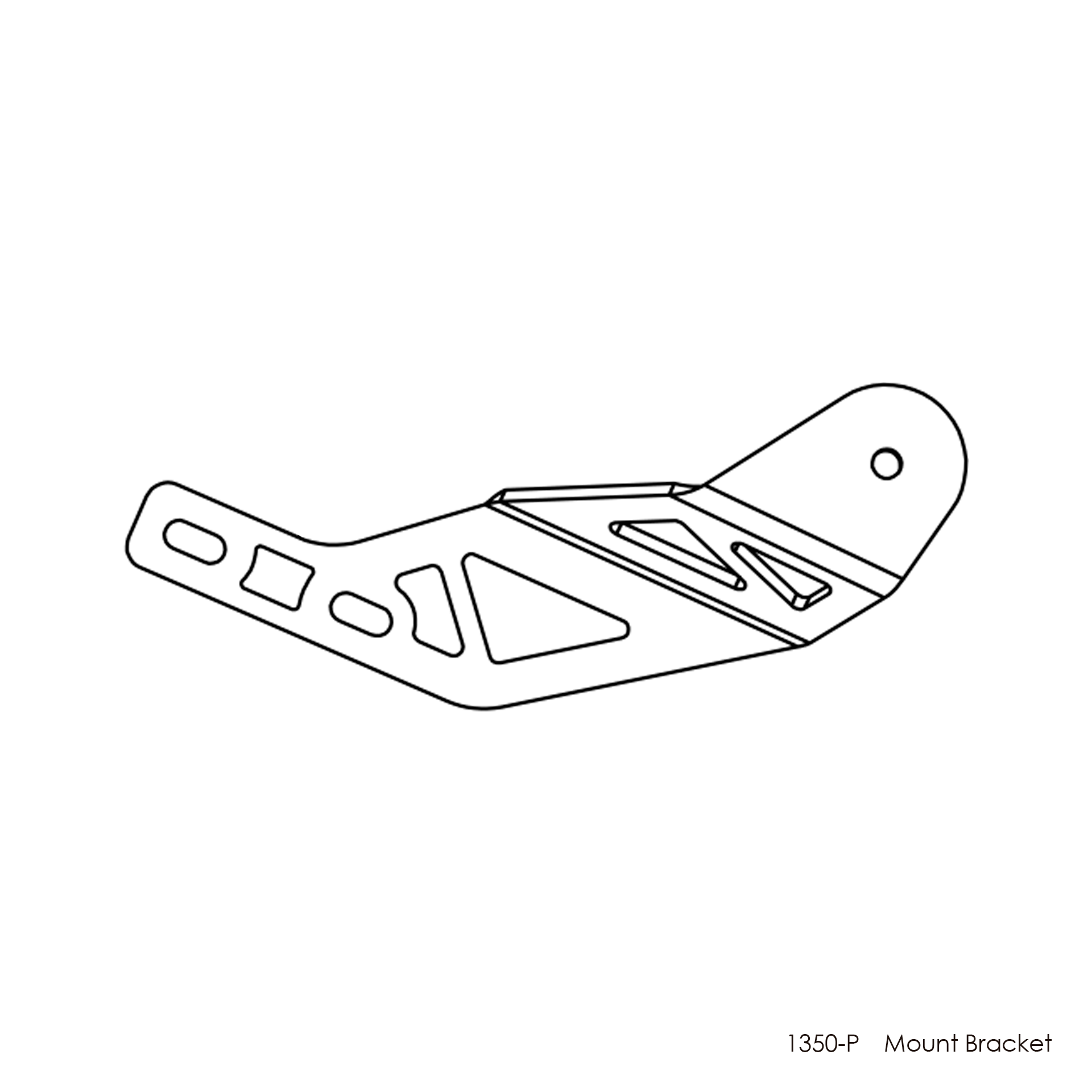 Bracket / Soporte de Montaje para Hi Output Slip On (16247)