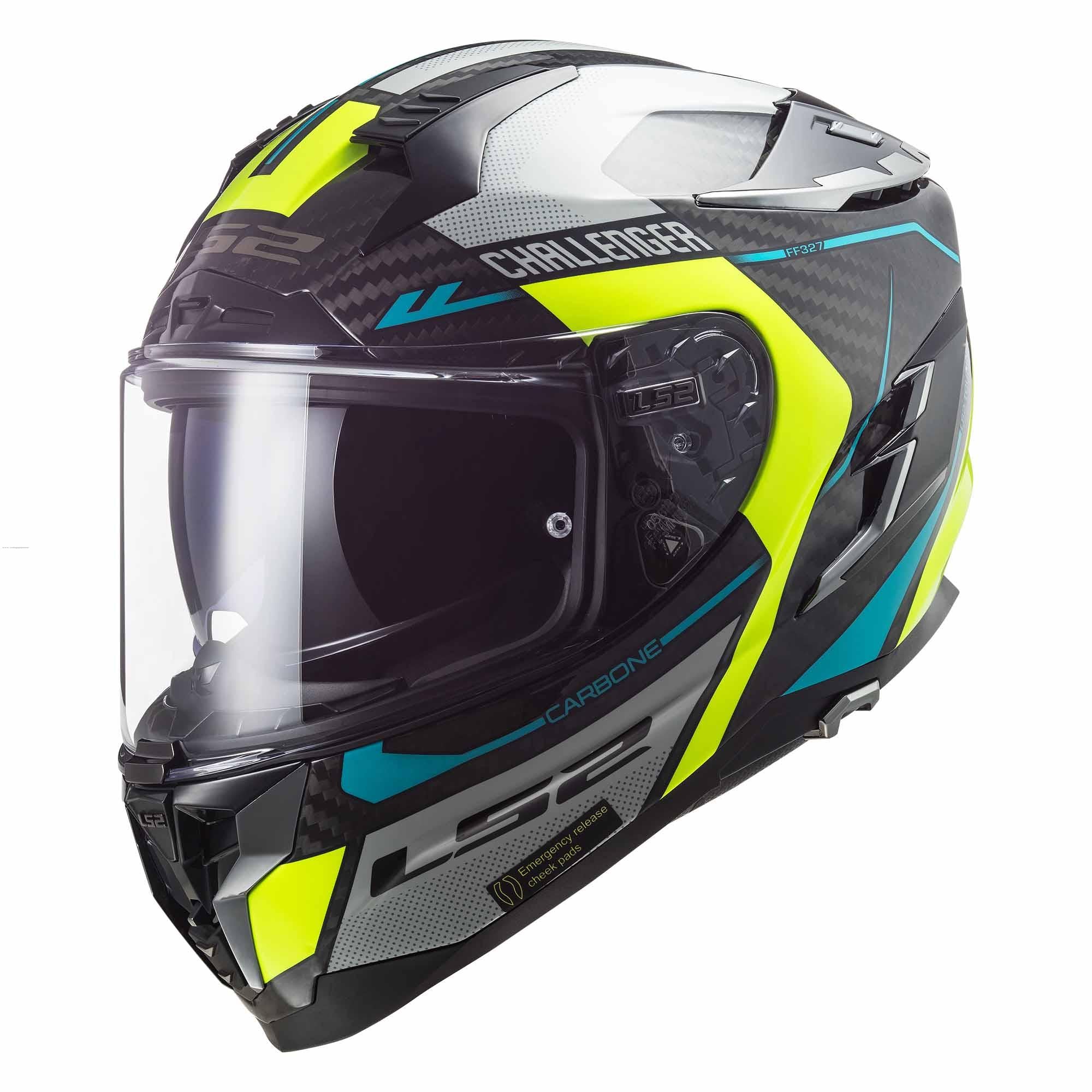 Casco Cerrado LS2 Challenger CT2 Thorn S Gris / Amarillo FF327