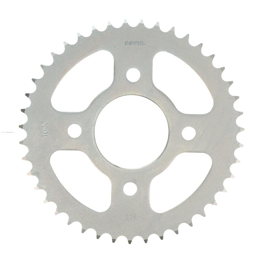 Juego Engranes Riffel Titanium 43Dx15D con Cadena 428Hx126L para Honda Invicta 150