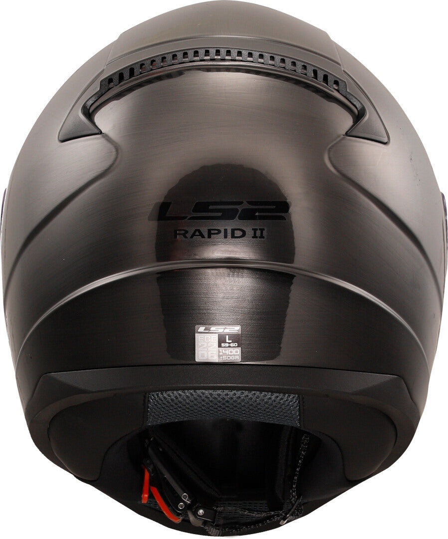 Casco Cerrado LS2 Rapid II Solid Titanium Mate FF353