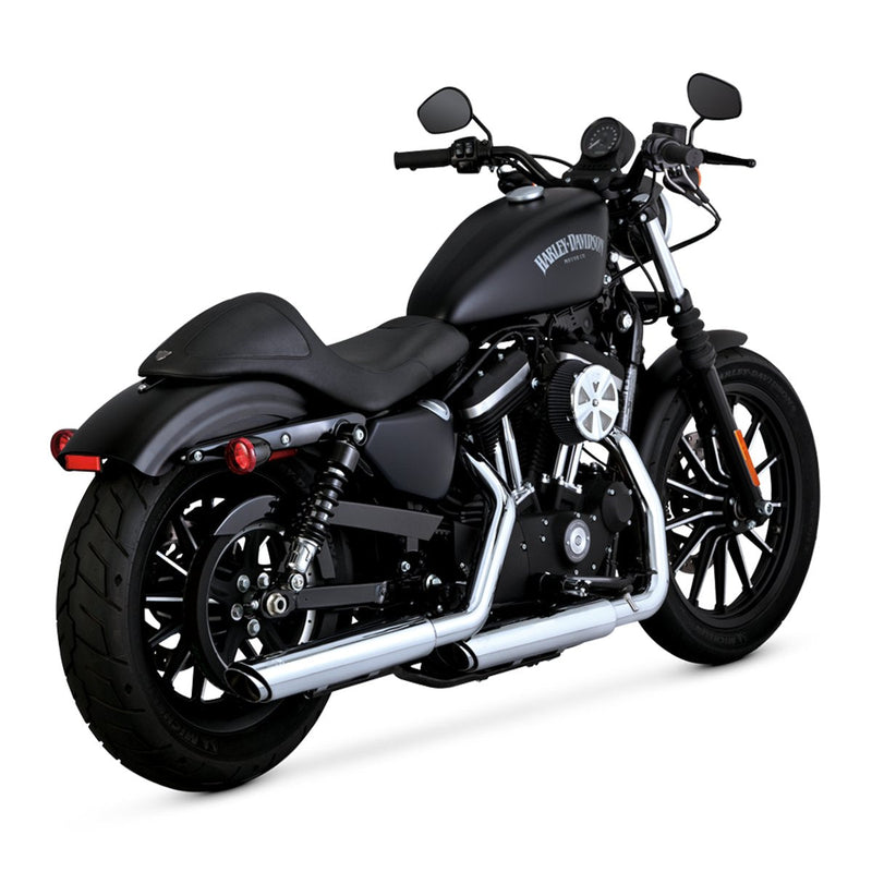Escapes Vance & Hines Twin Slash 3" Slip Ons Para Motocicletas Harley Davidson '14-'21 Sportster (Colas)