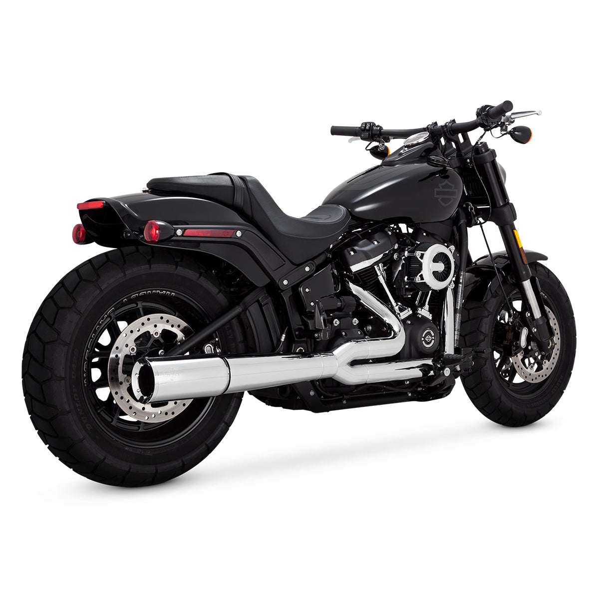 Escape Vance & Hines Pro Pipe Cromo para Harley Davidson '18-'24 Softail Street Bob / Heritage / Standard / Slim / Low Rider / Fat Bob / Deluxe / Hydra Glide Revival (Sistema Completo)
