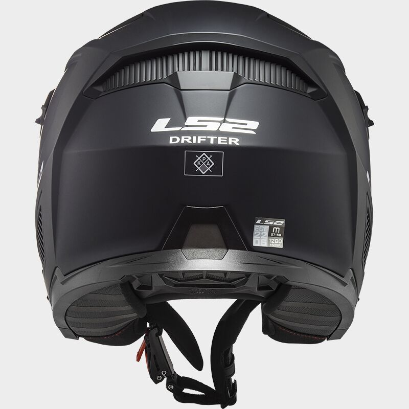 Casco Cross City LS2 Drifter Solid Negro Mate OF606