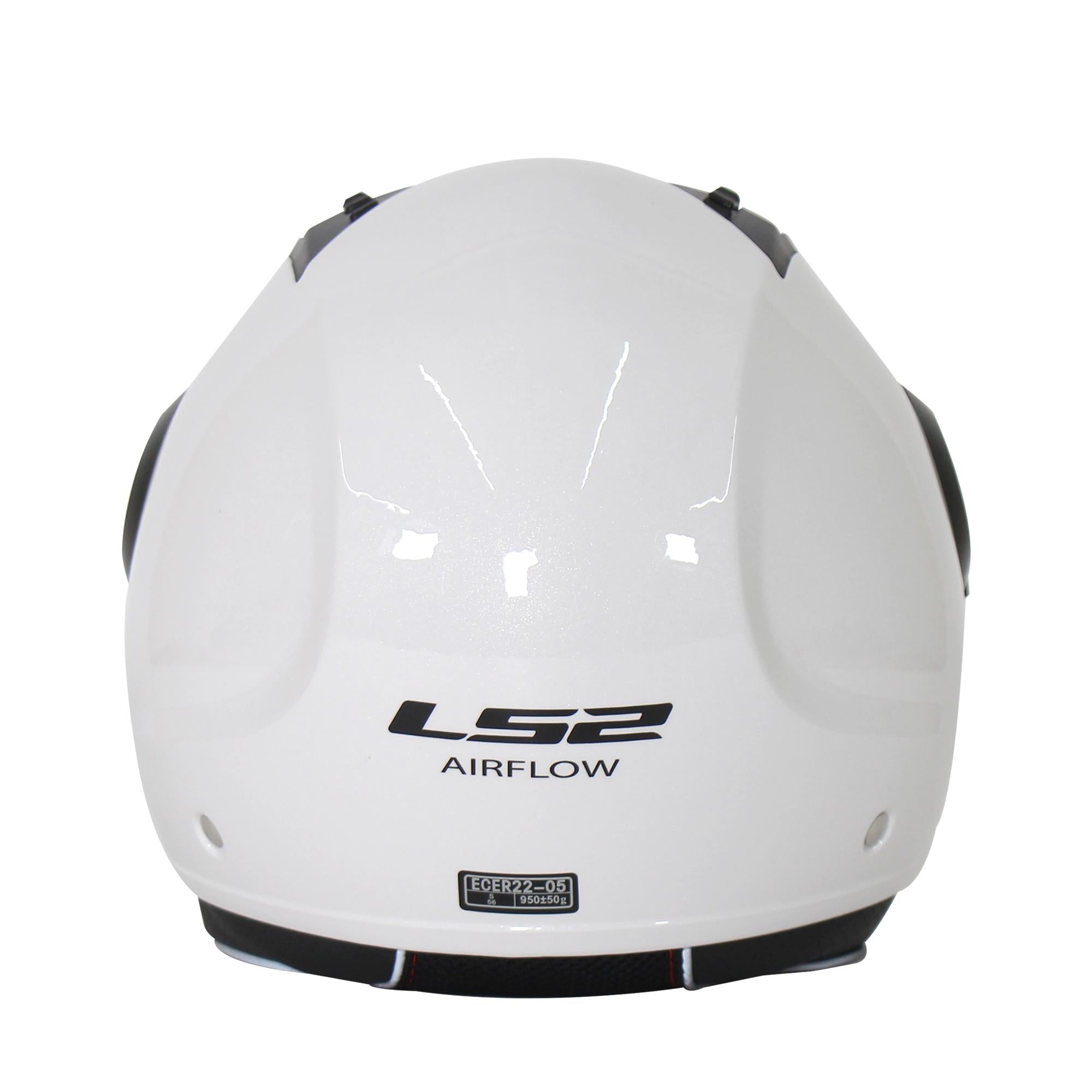 Casco Abierto LS2 Airflow Solid Blanco OF562