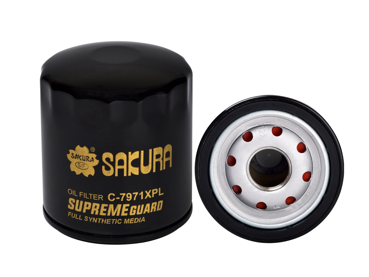 Sakura Filtro de Aceite C-7971XPL para Chevrolet, Chrysler, Dodge, Jeep, Suzuki Y Vw