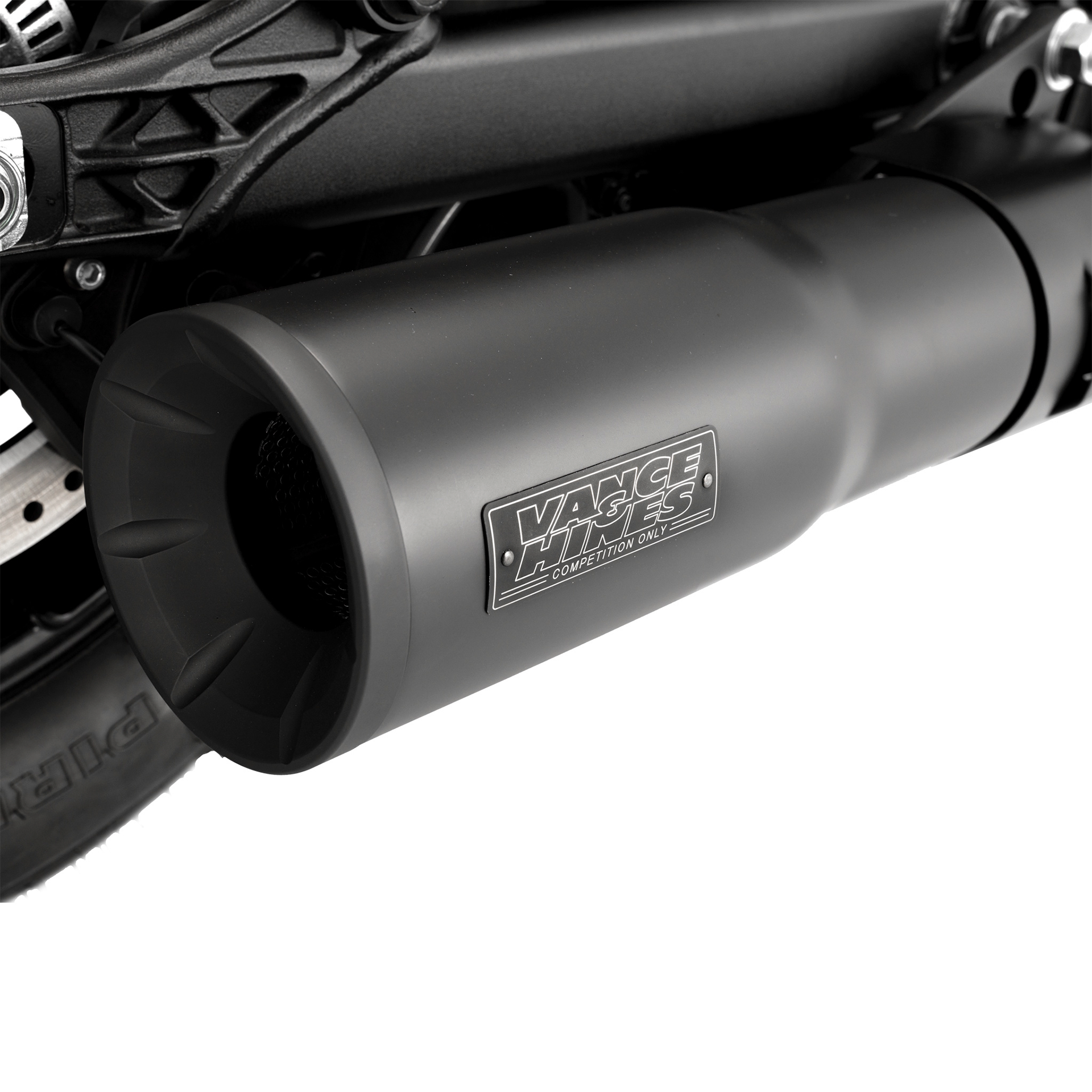 Escape Vance & Hines Hi-Output Slip On Negro para Indian Scout 2025+ (Cola)