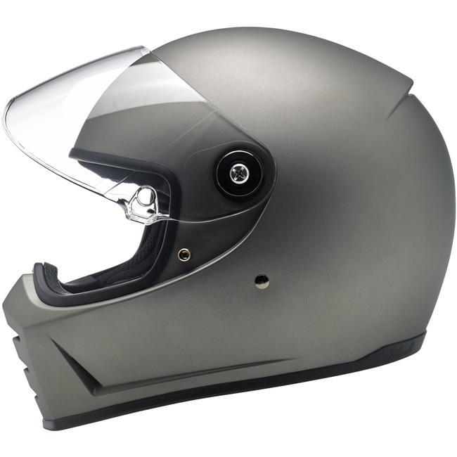 Casco Cerrado Biltwell Lane Splitter Helmet - Titanium Mate