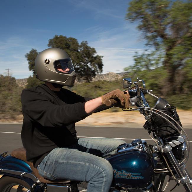 Casco Cerrado Biltwell Lane Splitter Helmet - Titanium Mate