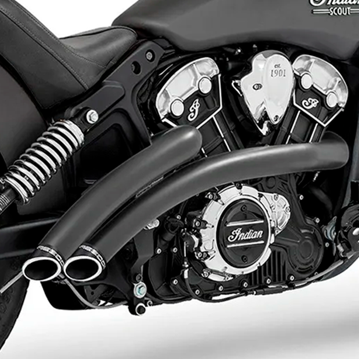 Escape Freedom Performance Radical Radius Negro para Indian '14-'24 Scout (Sistema Completo)
