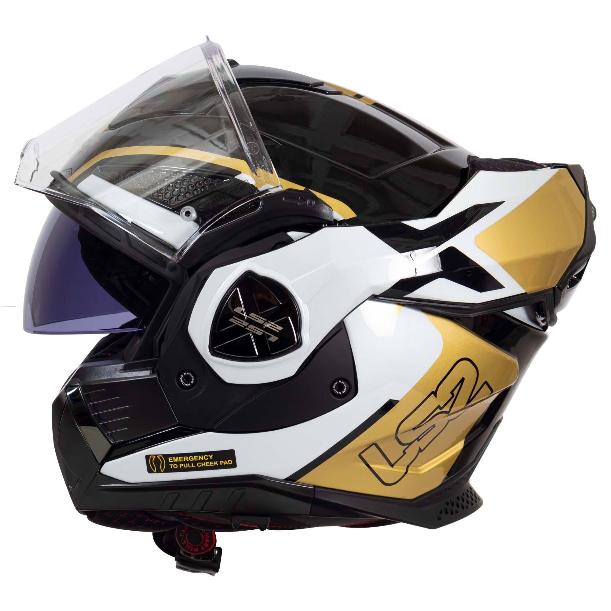 Casco Abatible LS2 Advant X Metryk Negro FF901