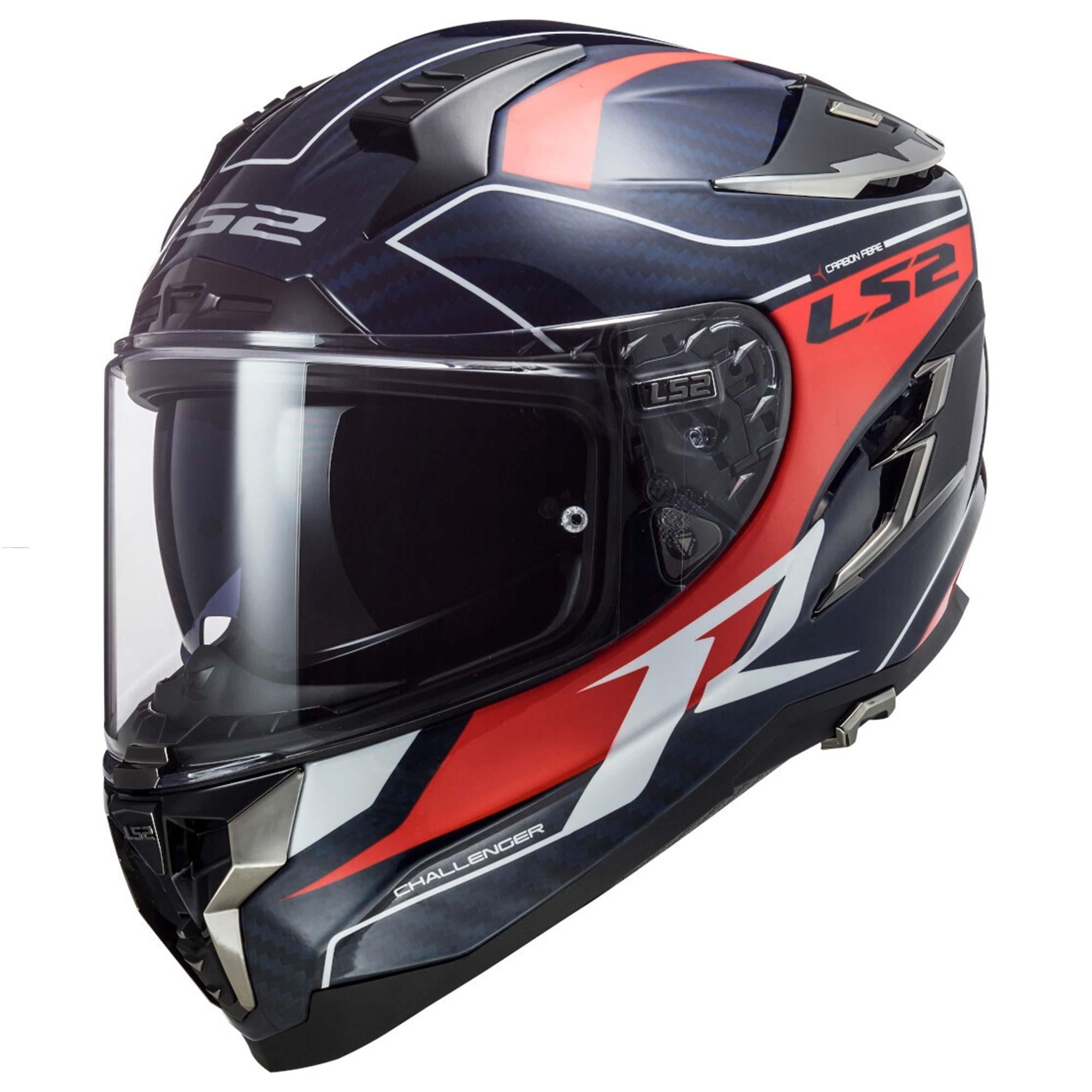 Casco Cerrado LS2 Challenger CT2 Grid Azul / Rojo FF327