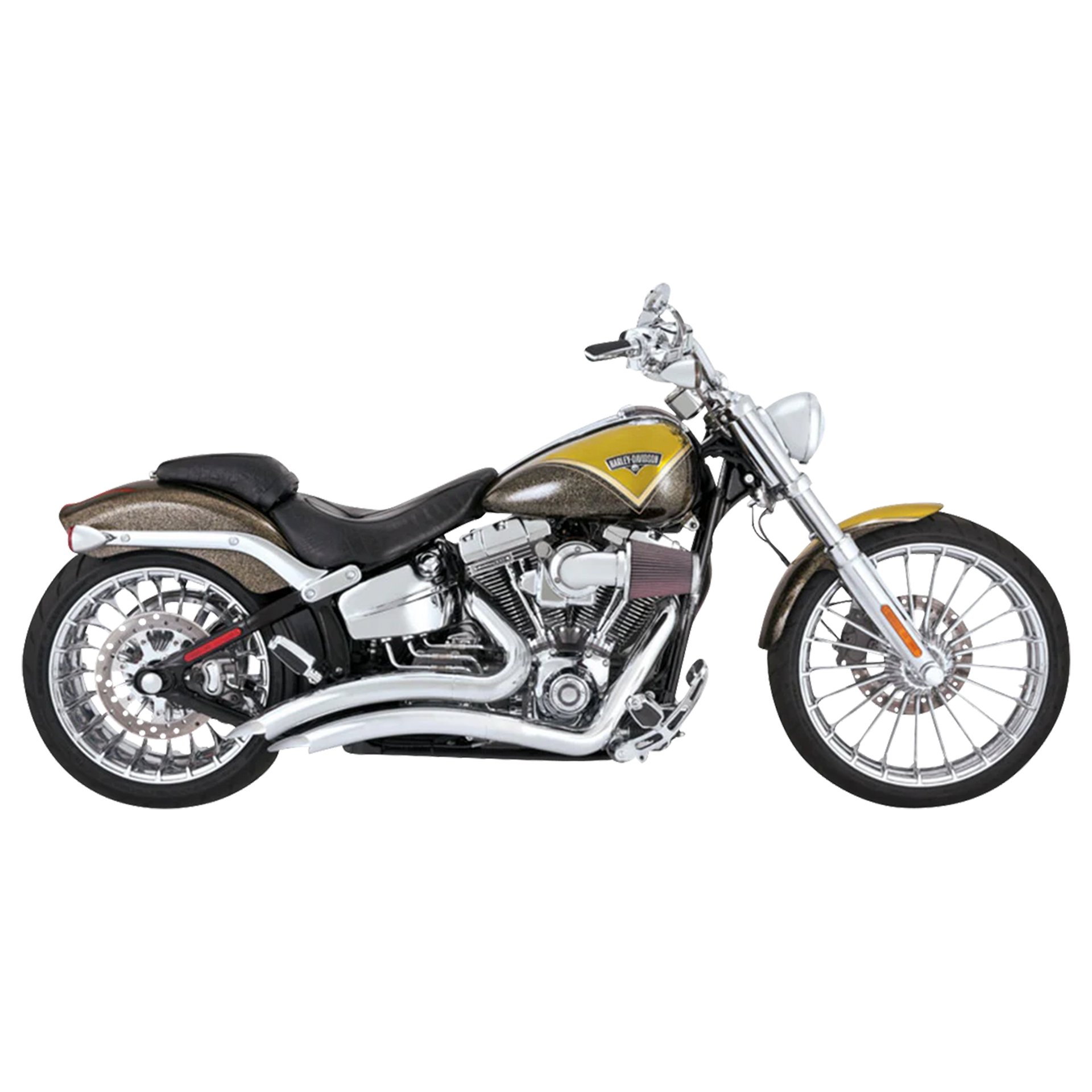 Escape Vance & Hines Big Radius Cromo para Harley Davidson '13-'17 Softail Breakout (Sistema Completo)