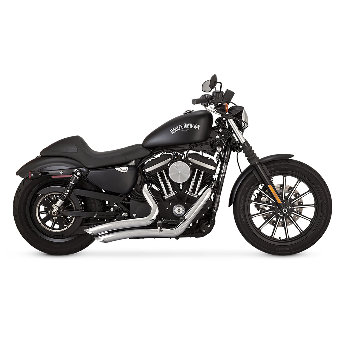Escape Vance & Hines Big Radius Cromo para Harley Davidson '14-'22 Sportster (Sistema Completo)
