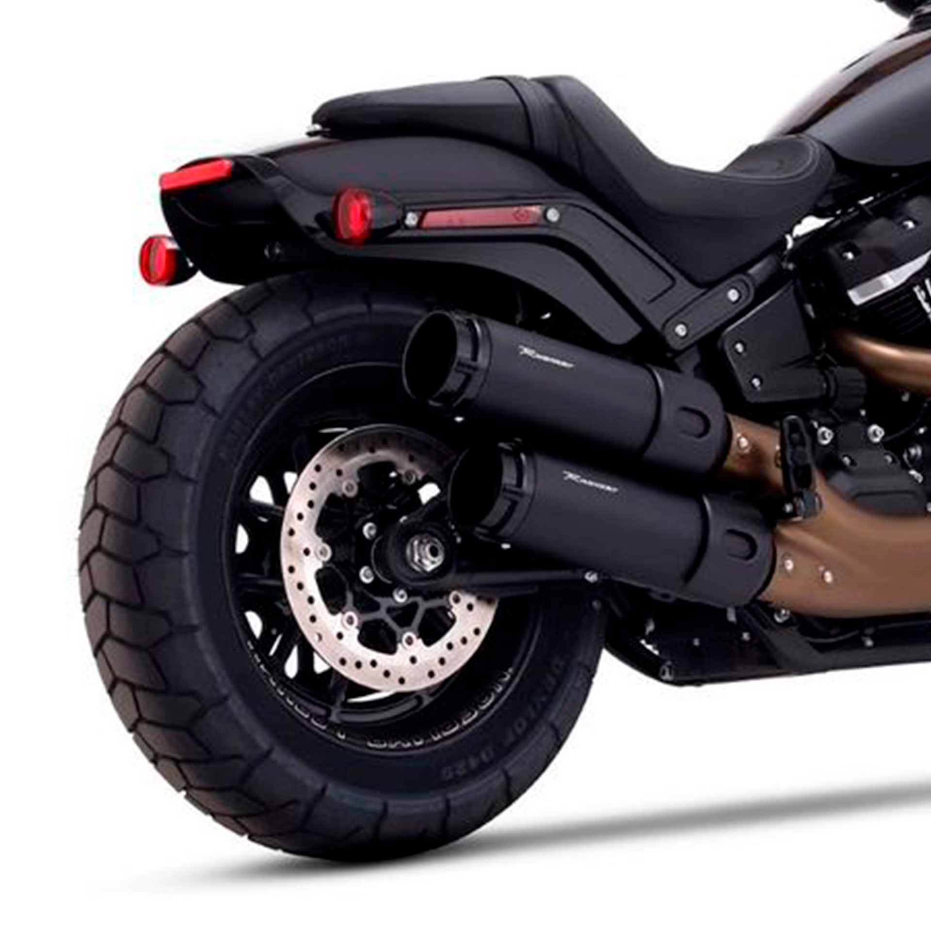 Escape Rinehart Racing 4.5″ Slip Ons para Harley Davidson '18-'24 Fat Bob