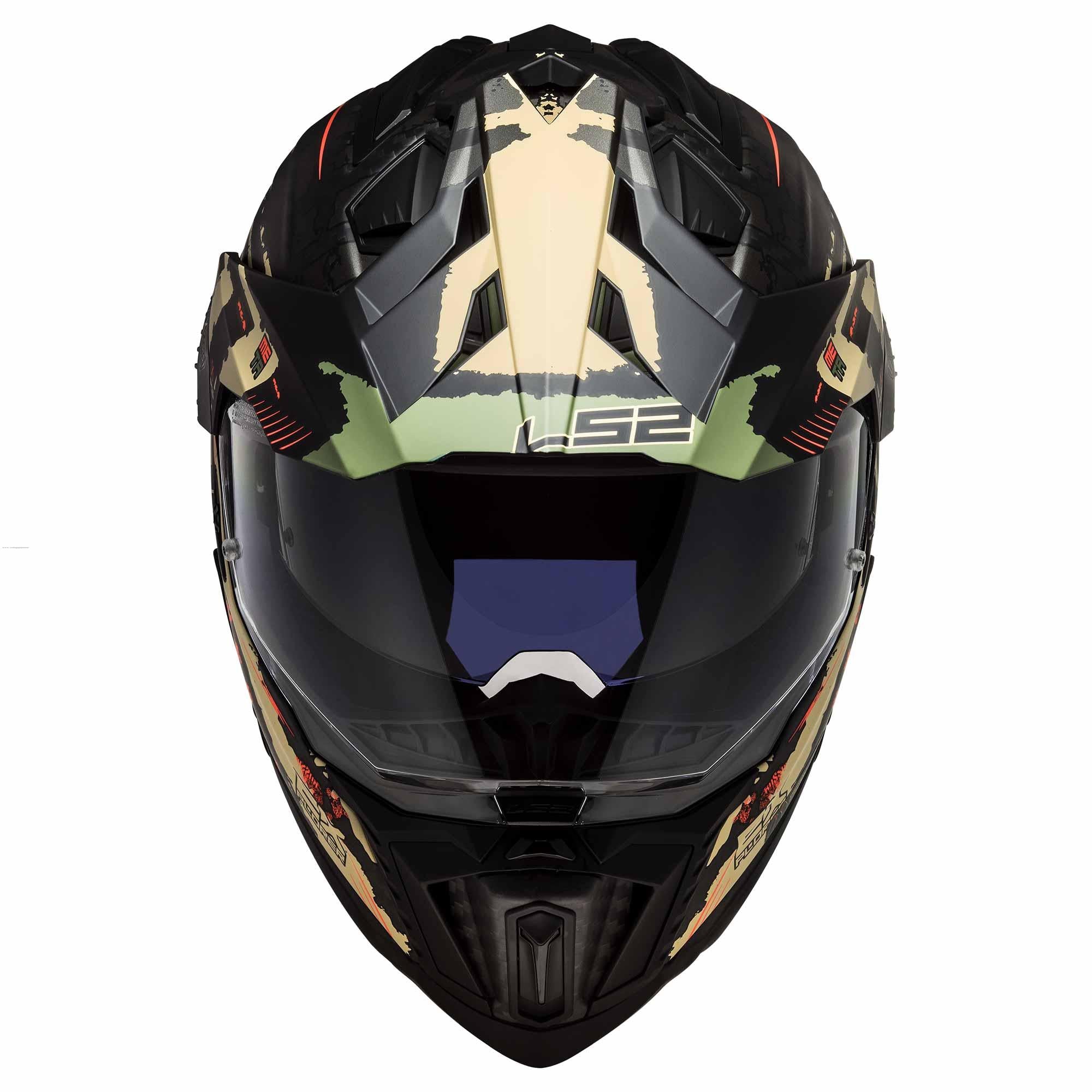 Casco Cross City LS2 Explorer Extend Verde Militar Mate MX701