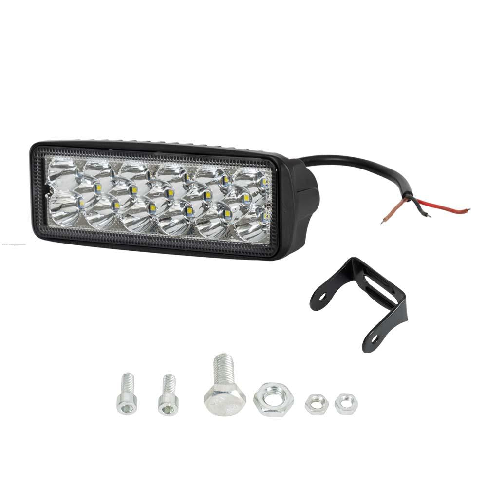 Faro Delantero Auxiliar LED Alta / Baja / Strobo 17 Leds Aluminio Promoto