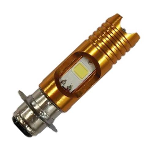 Foco Faro Delantero LED P15D/H6M Dorado Promoto SMD  AzuL