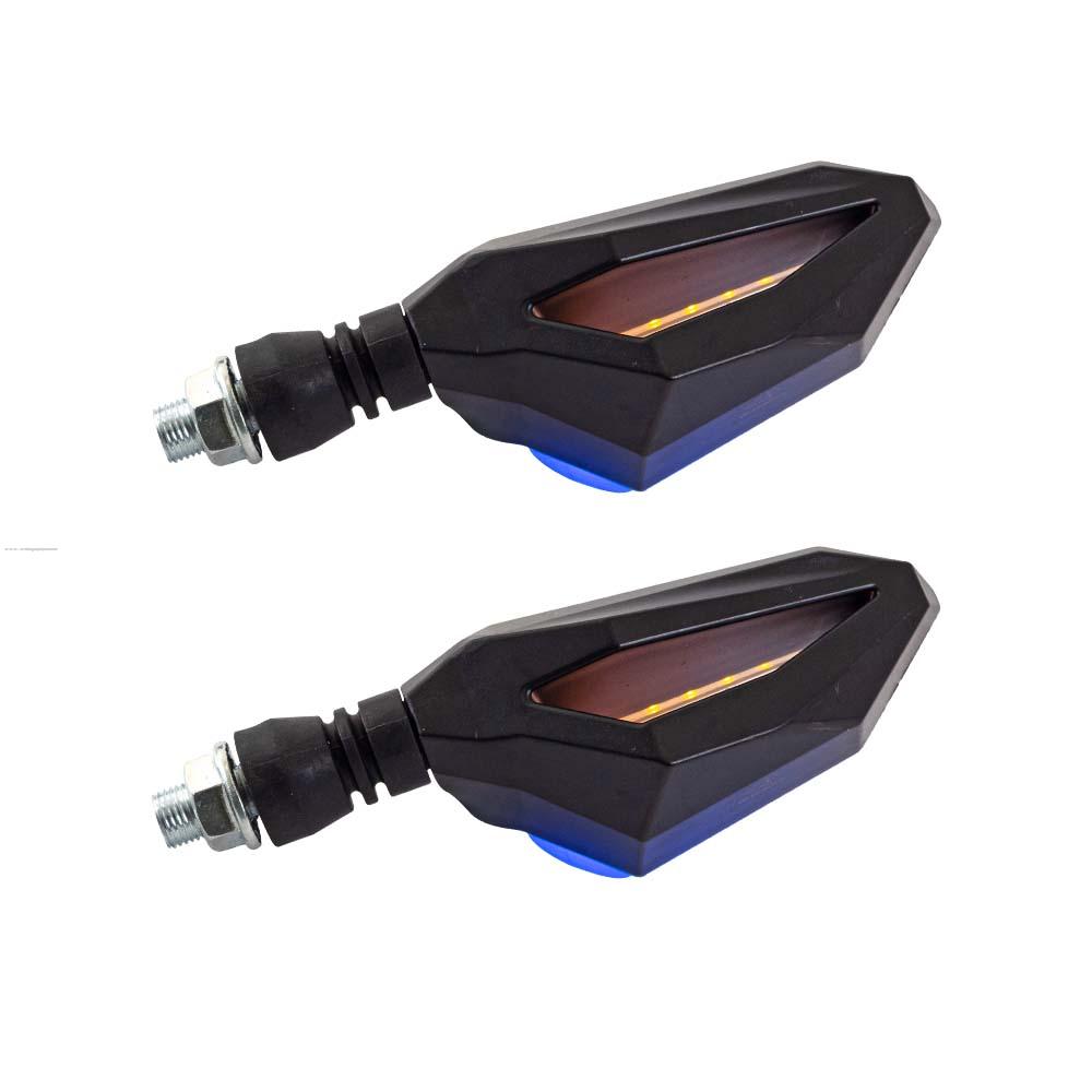 Direccionales P-20 LED Luz Ambar-Azul Stallion