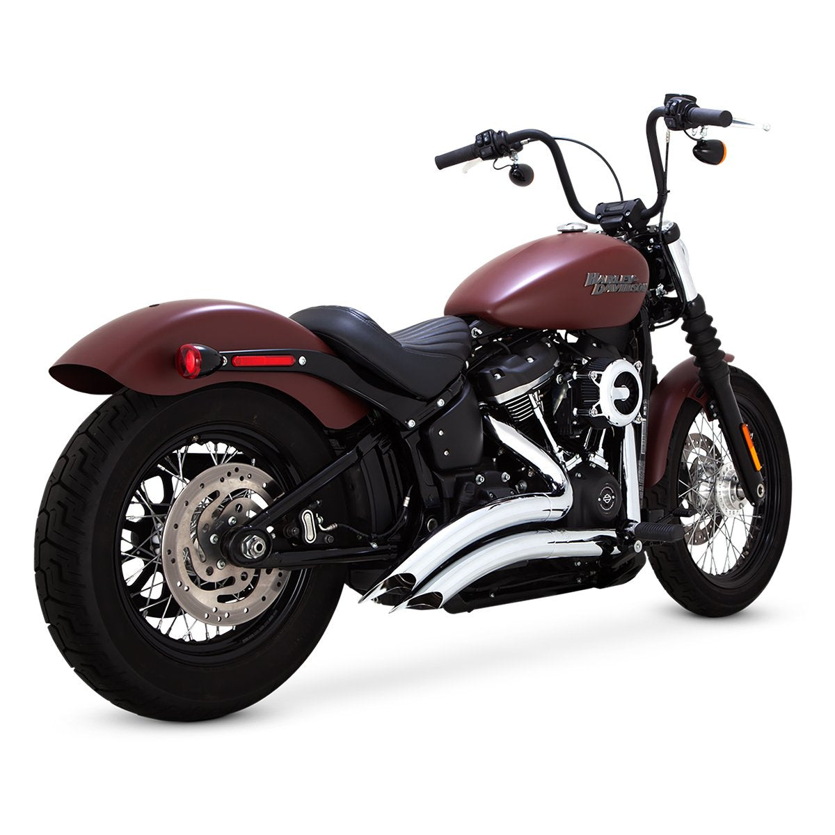 Escape Vance & Hines Big Radius Cromo para Harley Davidson '18-'24 Softail Street Bob/ Sport Glide / Slim / Heritage Classic / Fat Bob / Deluxe / Low Rider / Low Rider S / Standard / Hydra-Glide Revival (Sistema Completo)