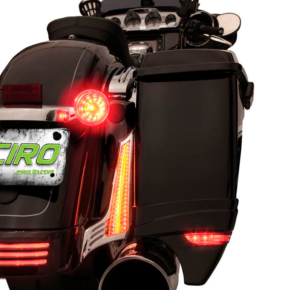 Ciro Luces LED de Relleno para Alforjas de Harley Davidson Touring
