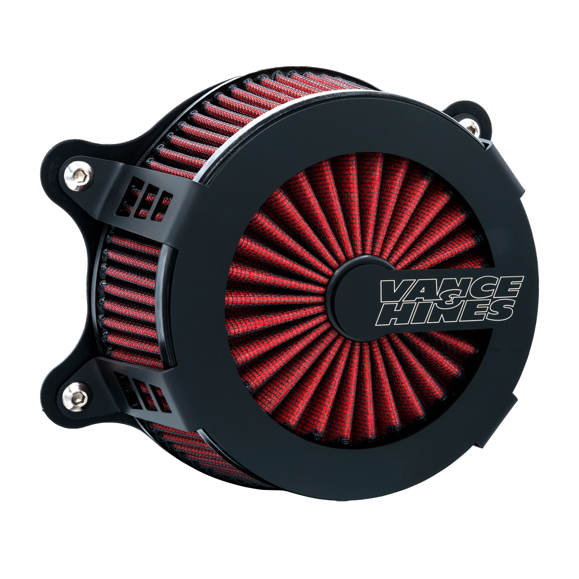 Filtro de Aire Vance & Hines VO2 Cage Fighter Negro para Harley Davidson Touring & Softail