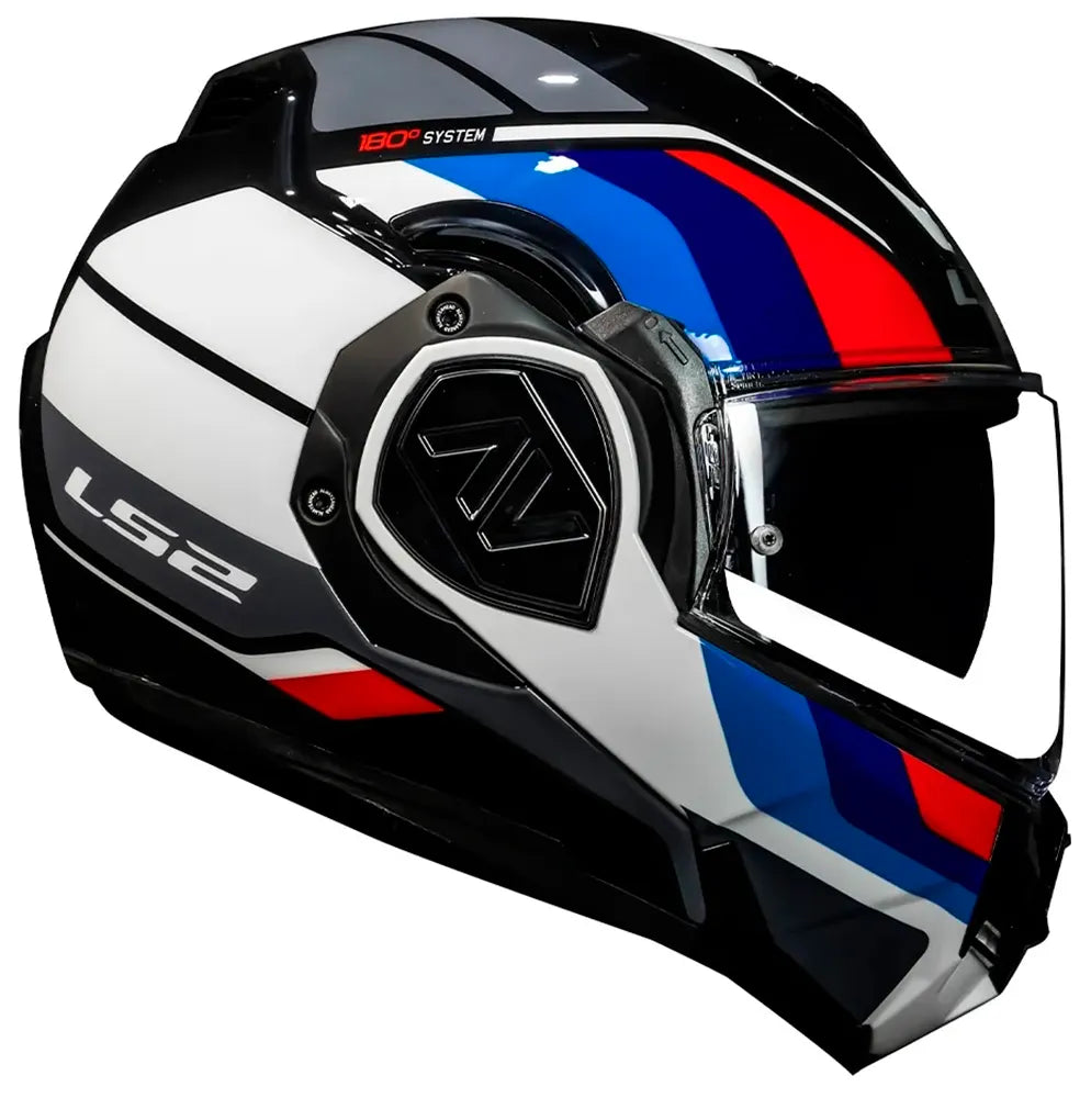 Casco Abatible LS2 Advant Sport Negro / Azul / Rojo FF906