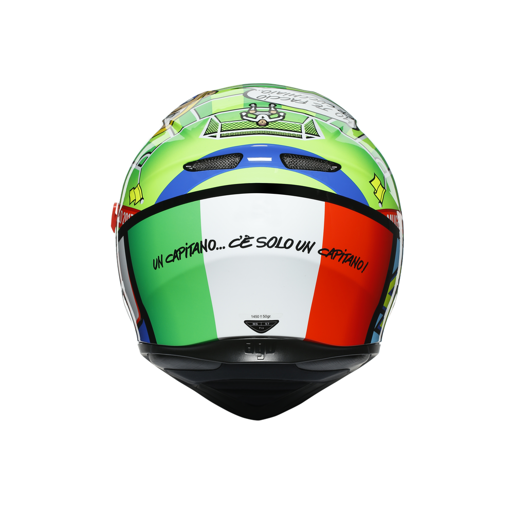 Casco Cerrado AGV K3 SV E2205 Top Rossi Mugello 2017