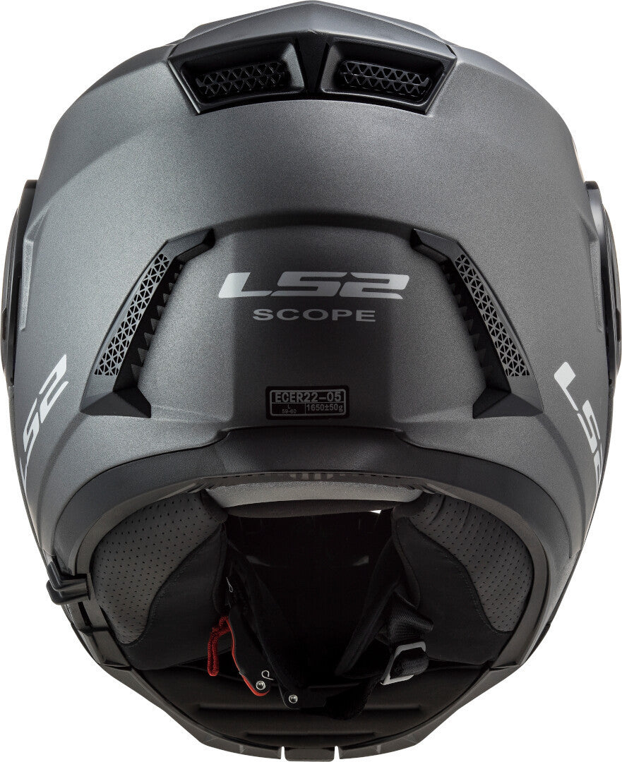 Casco Abatible LS2 Scope Solid Titanium FF902