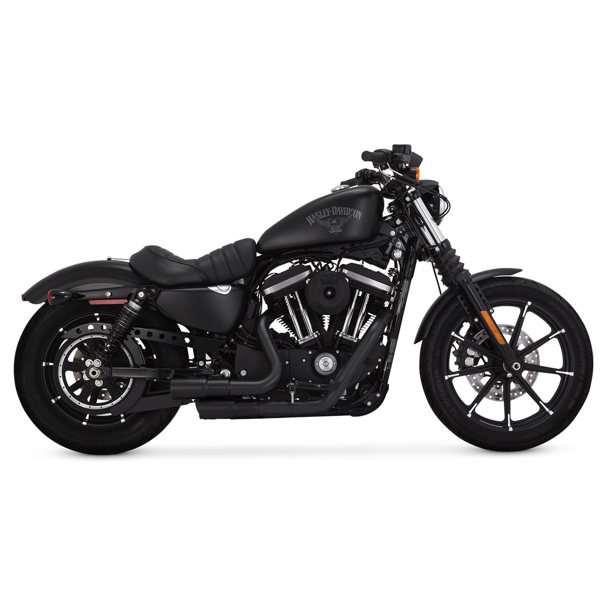 Escape Vance & Hines Mini Grenades Negro para Harley Davidson '04-'21 Sportster (Sistema Completo)