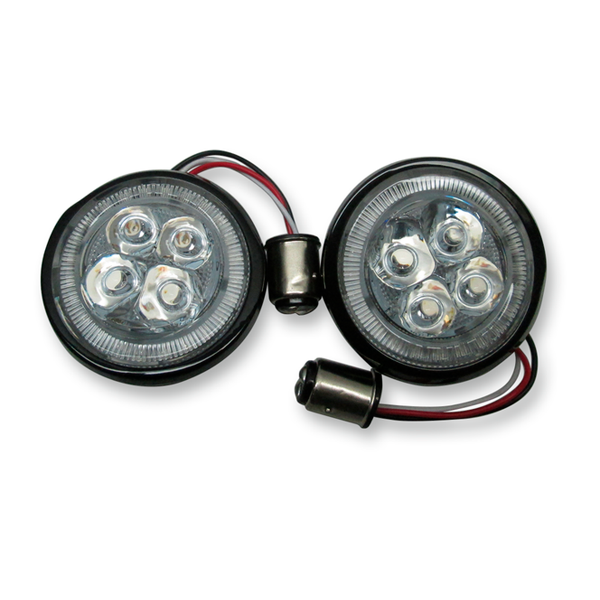 Ciro Fang® Inserto de Direccionales LED Traseras para Harley Davidson (Un Polo)