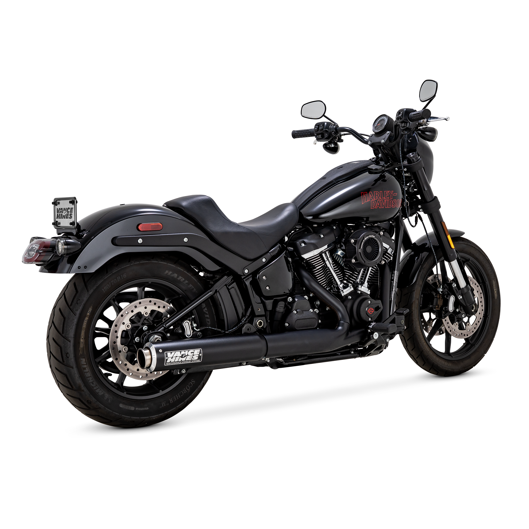 Escape Vance & Hines Supersport Slip On Negro para Harley Davidson 2025 Softail (Cola)