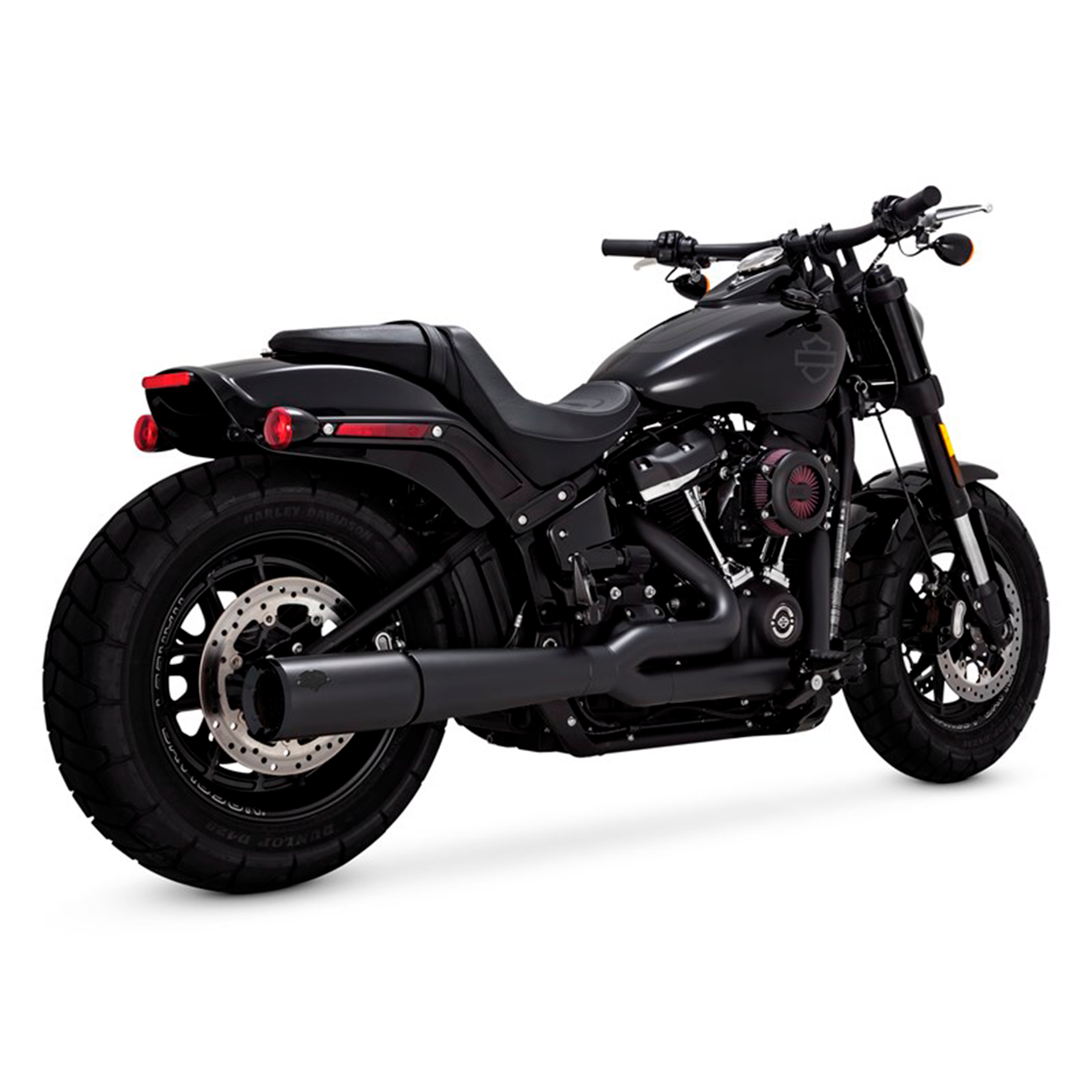Escape Vance & Hines Pro Pipe Negro para Harley Davidson '18-'24 Softail Street Bob / Heritage / Standard / Slim / Low Rider / Fat Bob / Deluxe / Hydra Glide Revival (Sistema Completo)
