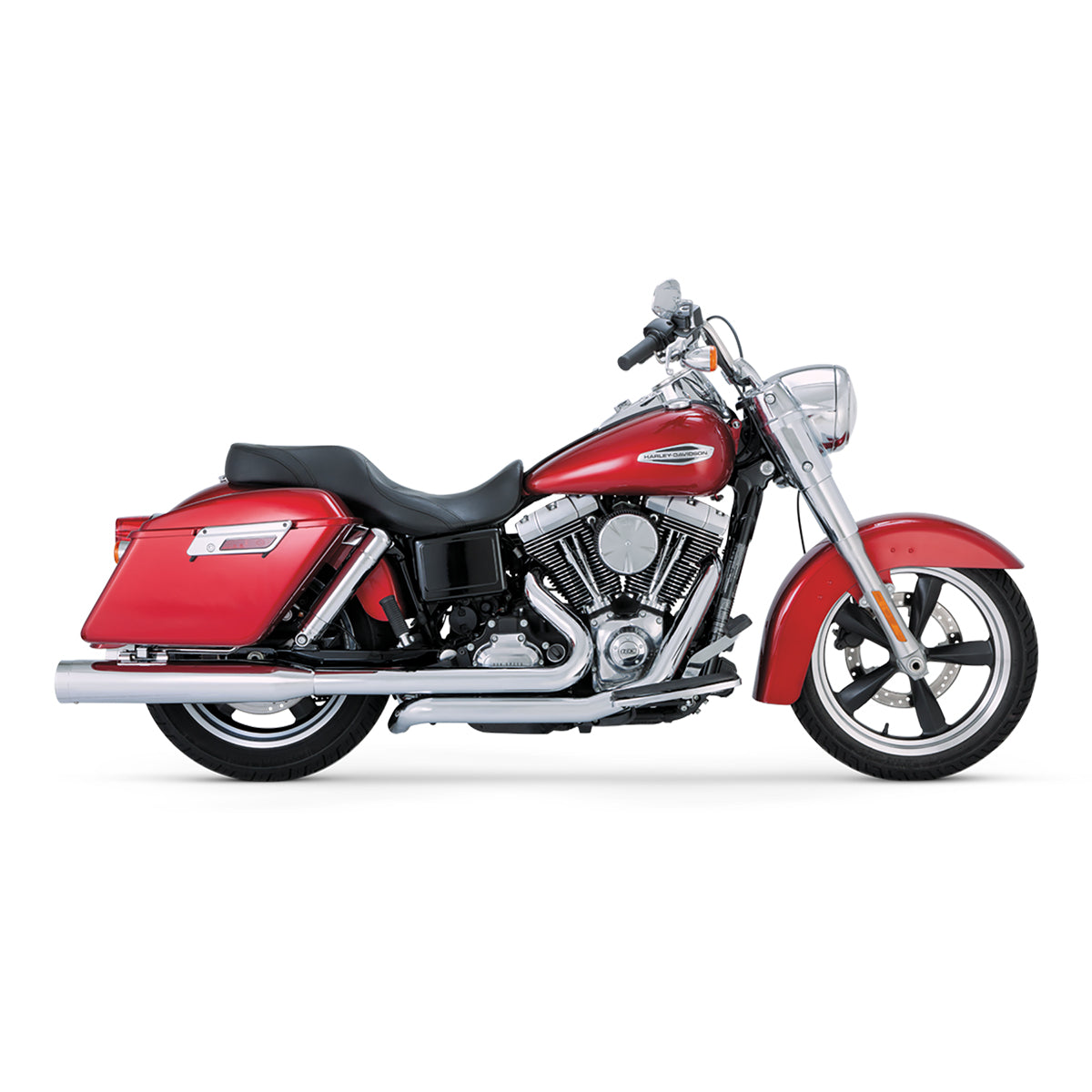 Escape Vance & Hines Switchback Monster Duals para Harley Davidson '12-'16 Dyna Switchback (Sistema Completo)