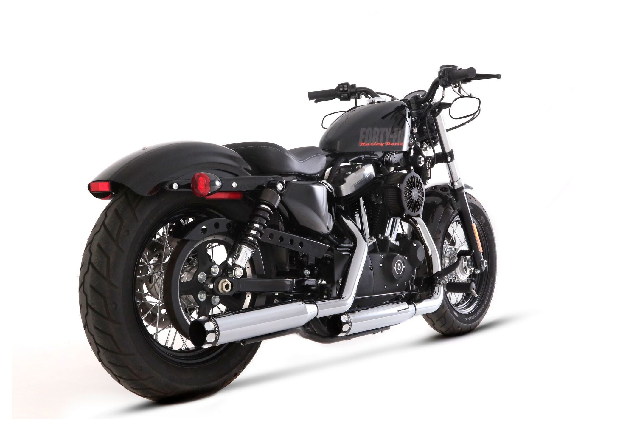 Escape Rinehart Racing 3″ Slip Ons Cromo para Harley Davidson '14-'21 Sportster (Colas)